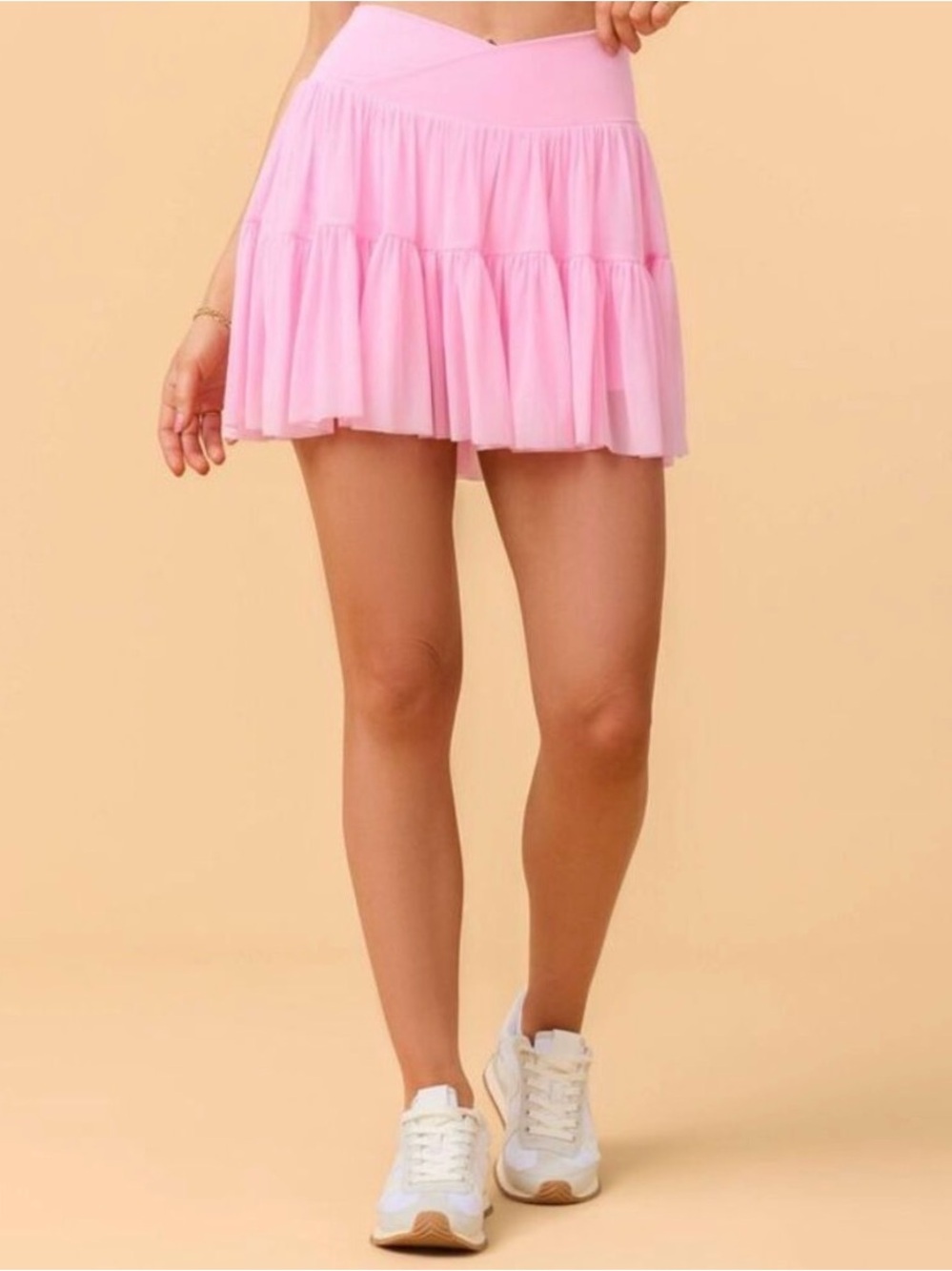 Blogilates Women's Mommy & Me Ballerina Skort Light Pink Size L